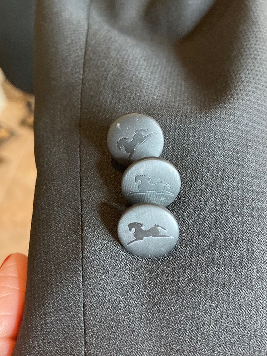 R. J. CLASSICS Blue Label Equestrian Jacket Black Size 14 Youth Girl - Picture 4 of 14